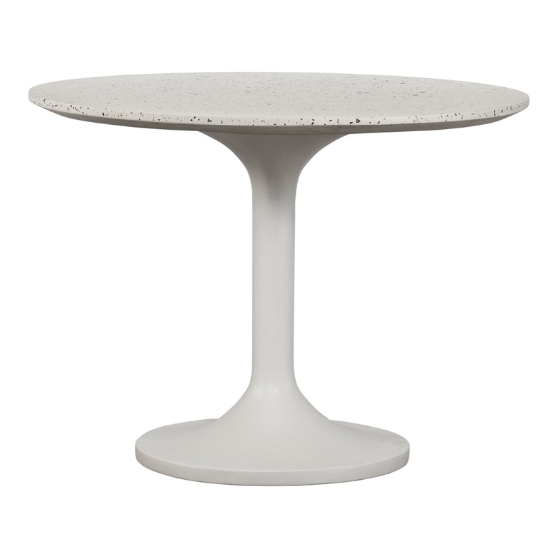 Sunlit Gathering Table – Natural Mineral-Effect Concrete