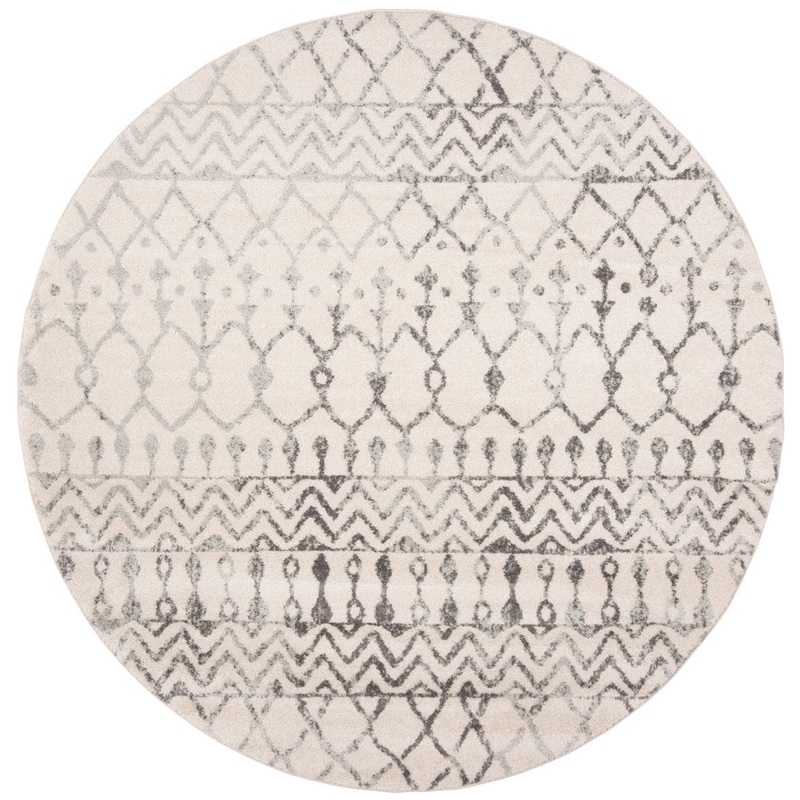 Blackheart Performance Southwestern Rug Bungalow Rose Rug Size: Round 3′
