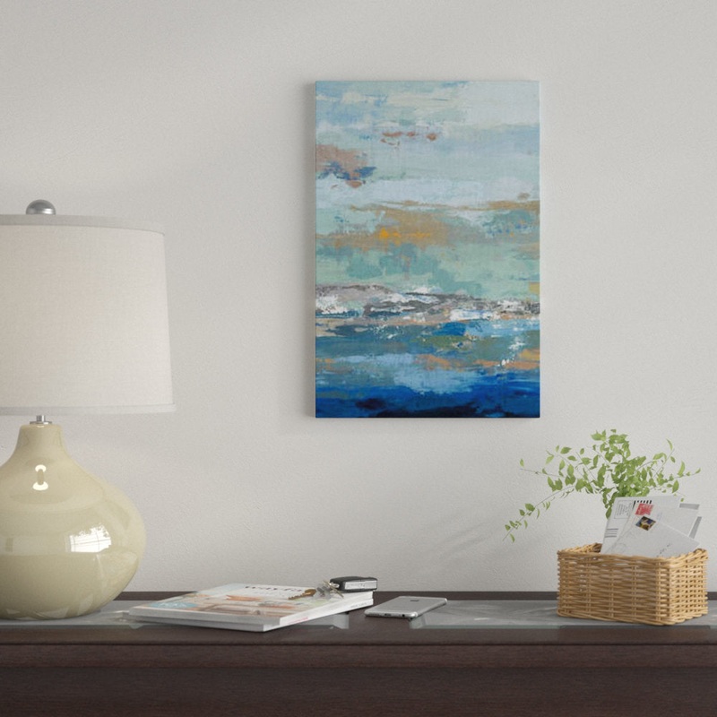 Tall Wave’ Print on Canvas East Urban Home Mat Color: No Mat Size: 26″ H x 18″ W x 1.5″ D Format: Black Framed Fine Art Paper