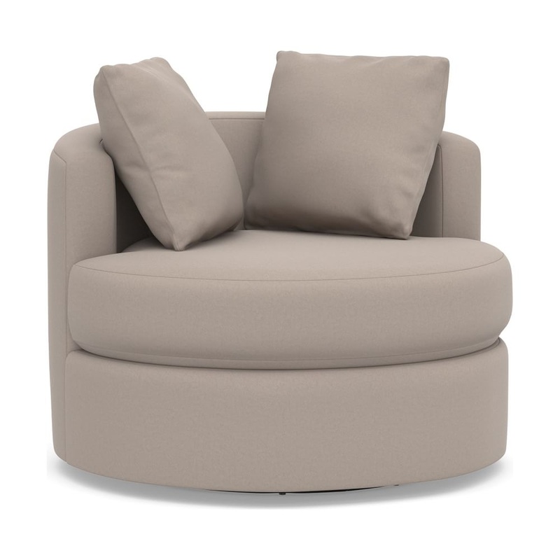 Balboa Upholstered Swivel Armchair