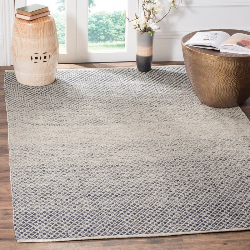 Aitken Hand Woven Cotton Geometric Rug Dakota Fields Rug Size: Rectangle 5′ x 8′