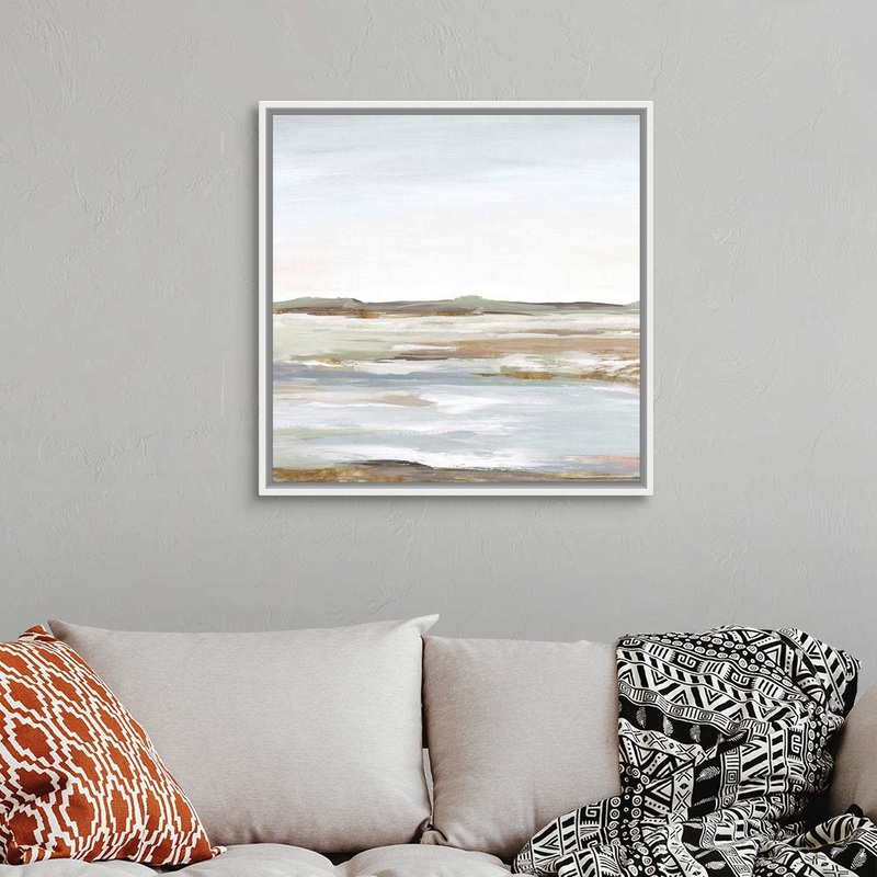 Vastness I by Eva Watts – Painting Print Wrought Studio Size: 32″ H x 32″ W x 1.75″ D Format: White Framed Canvas