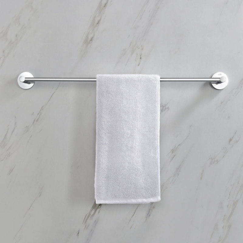 24″ Wall Mounted Towel Bar KIBI Finish: Chrome