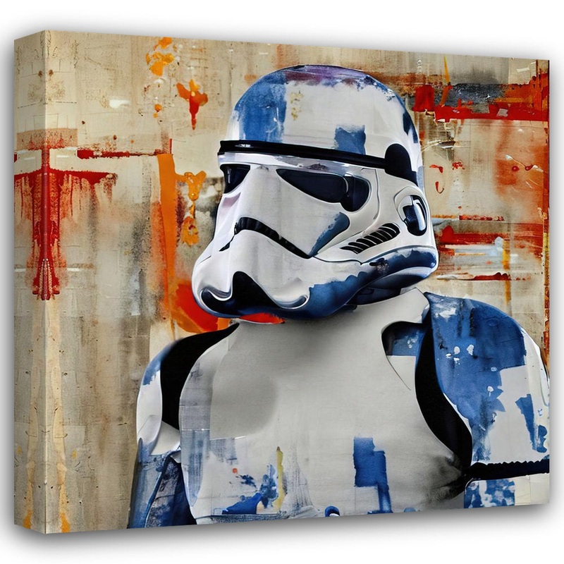 Stormtrooper One by Stephen Chambers – Wrapped Canvas Graphic Art ATX Art Group LLC Size: 26″ W x 26″ H