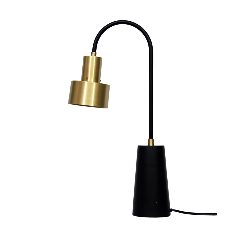 Sophisticated Iron-Brass Reading Light