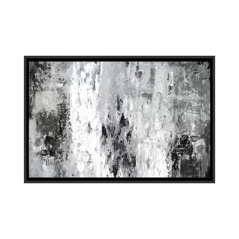 Black And White Abstract IV by PI Studio – Wrapped Canvas Print The Twillery Co. Size: 18″ H x 26″ W x 1.5″ D Format: Black Framed Canvas