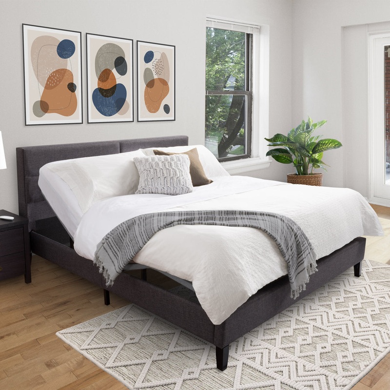 Yonker 20″ Adjustable Bed with Wireless Remote Alwyn Home Size: King