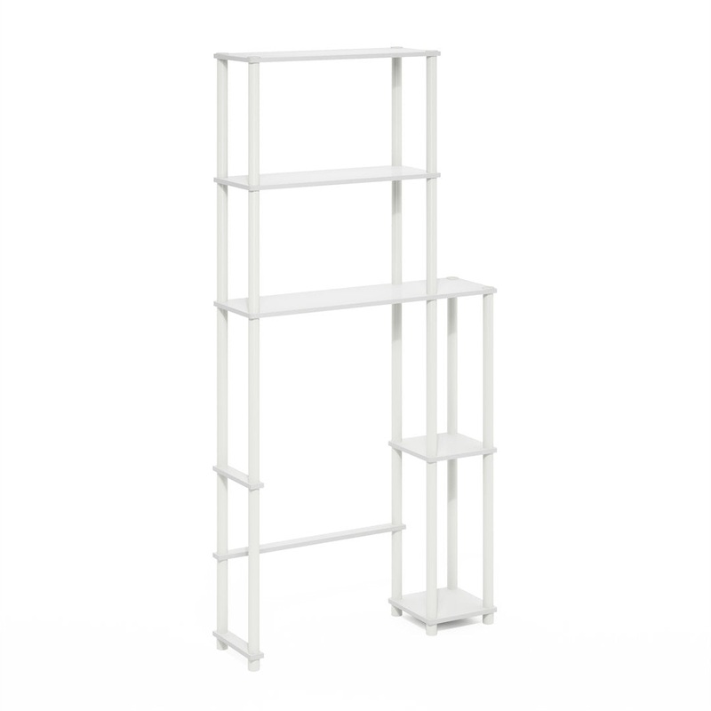 Antonucci 31.1″ W x 65.1″ H x 9″ D Over-The-Toilet Storage Ebern Designs Finish: White