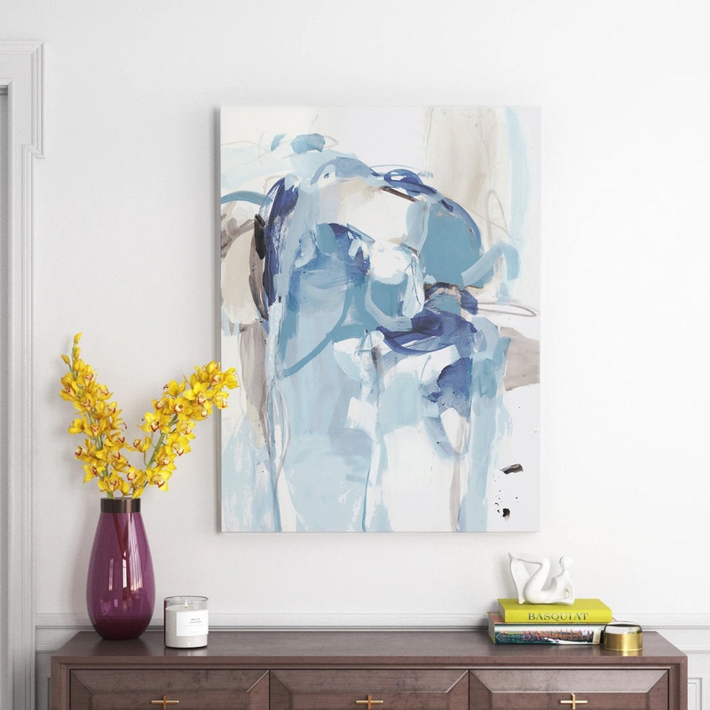 Basso Friday Night II’ Print on Canvas Willa Arlo Interiors Size: 12″ H x 8″ W x 1″ D Format: Wrapped Canvas