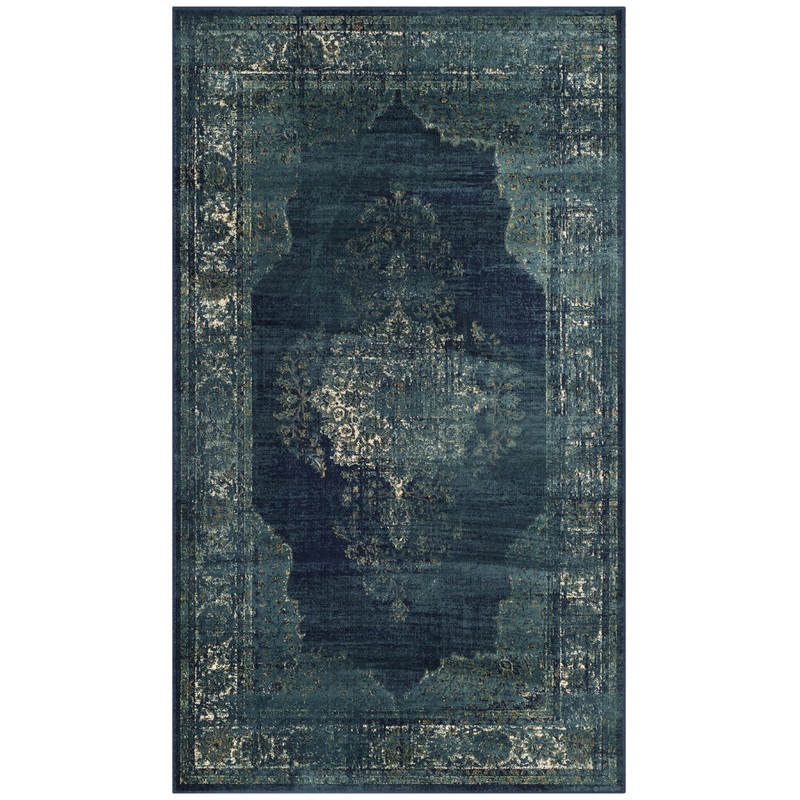 Vintage Performance Oriental Rug Bungalow Rose Rug Size: Rectangle 3’3″ x 5’7″