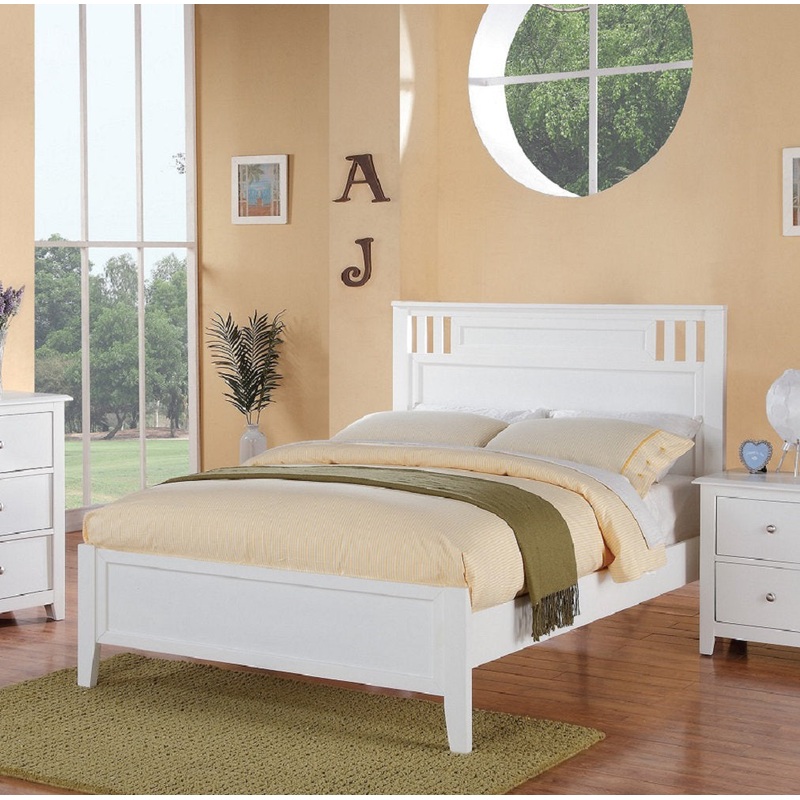 Wotton Standard Bed Red Barrel Studio Color: White Size: Full/Double