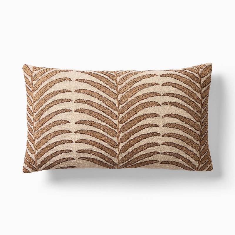 Woven Palm Pillow Cover 12×21