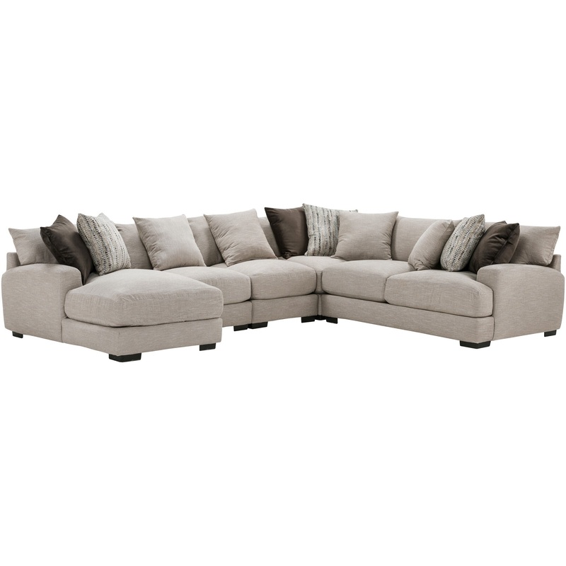 Wake 5 Piece Left Chaise Sectional