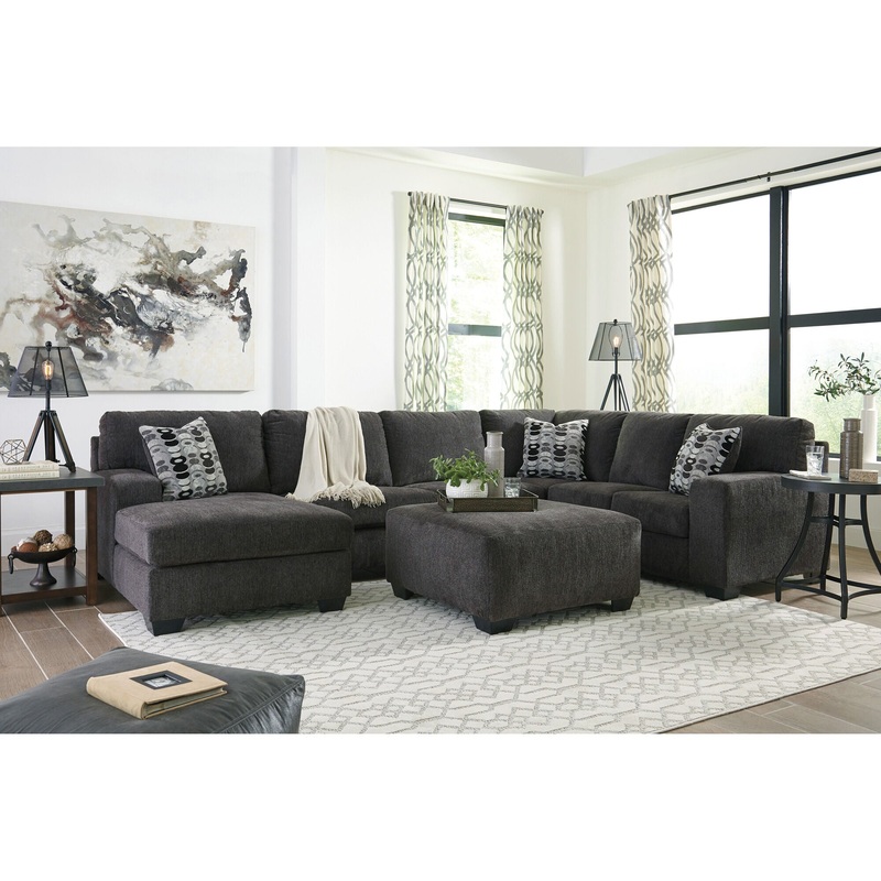 Ballinasloe Left Chaise Sectional and Ottoman