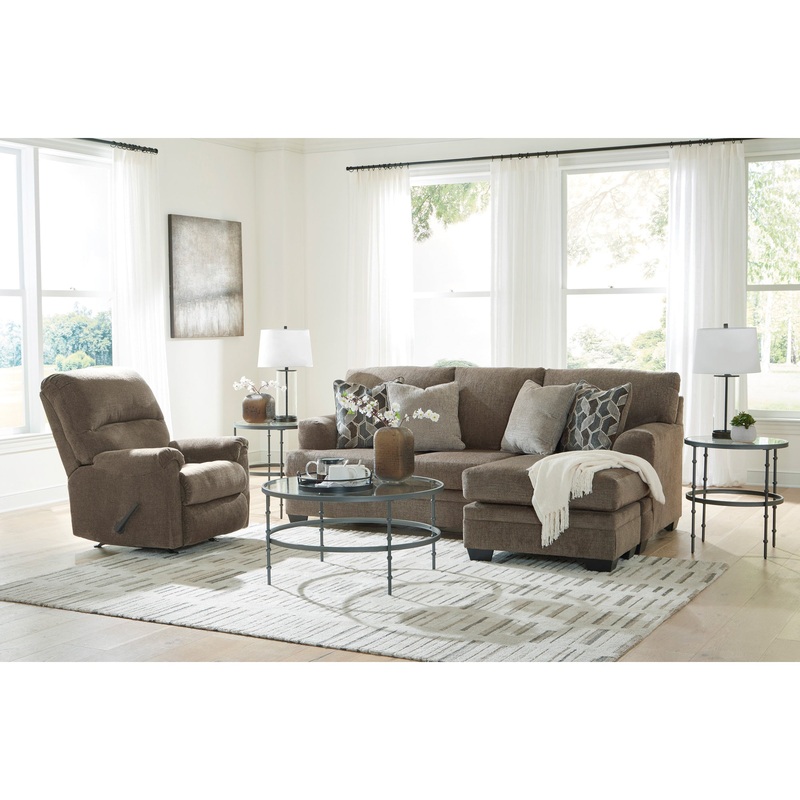 Stonemeade Sofa Chaise and Recliner