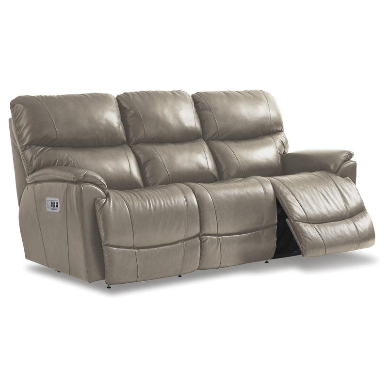 Trouper Leather Tri Power Reclining Sofa and Loveseat