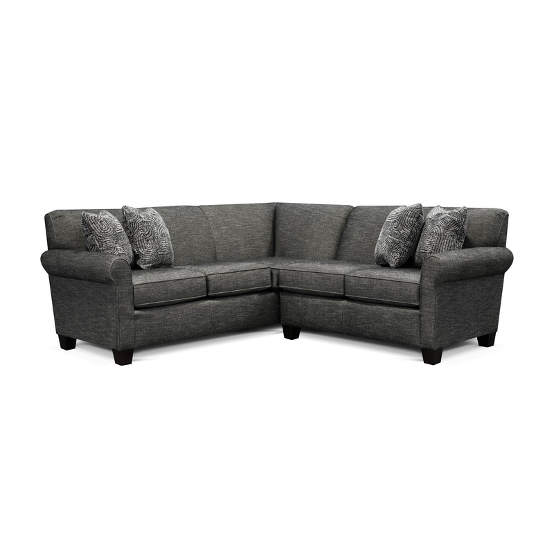 York 2 Piece Right Loveseat Sectional