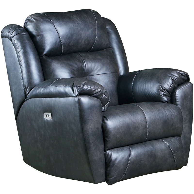 Vista Leather Power Plus Rocker Recliner