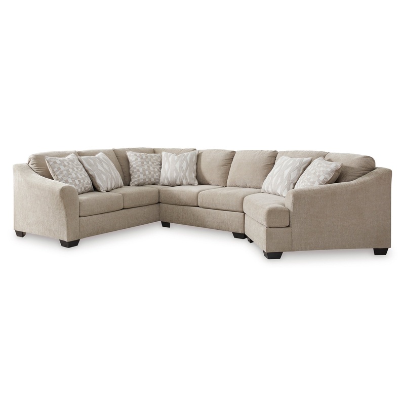 Brogan Bay 3 Piece Right Cuddler Sectional