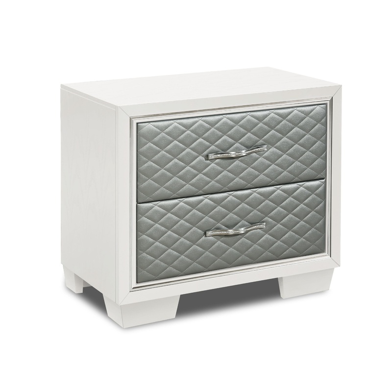LUXOR NIGHTSTAND-WHITE