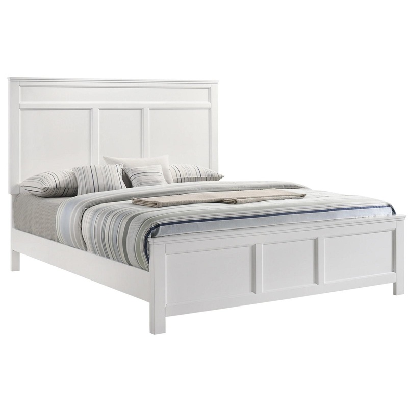 New Classic Furniture Andover King Bed in White