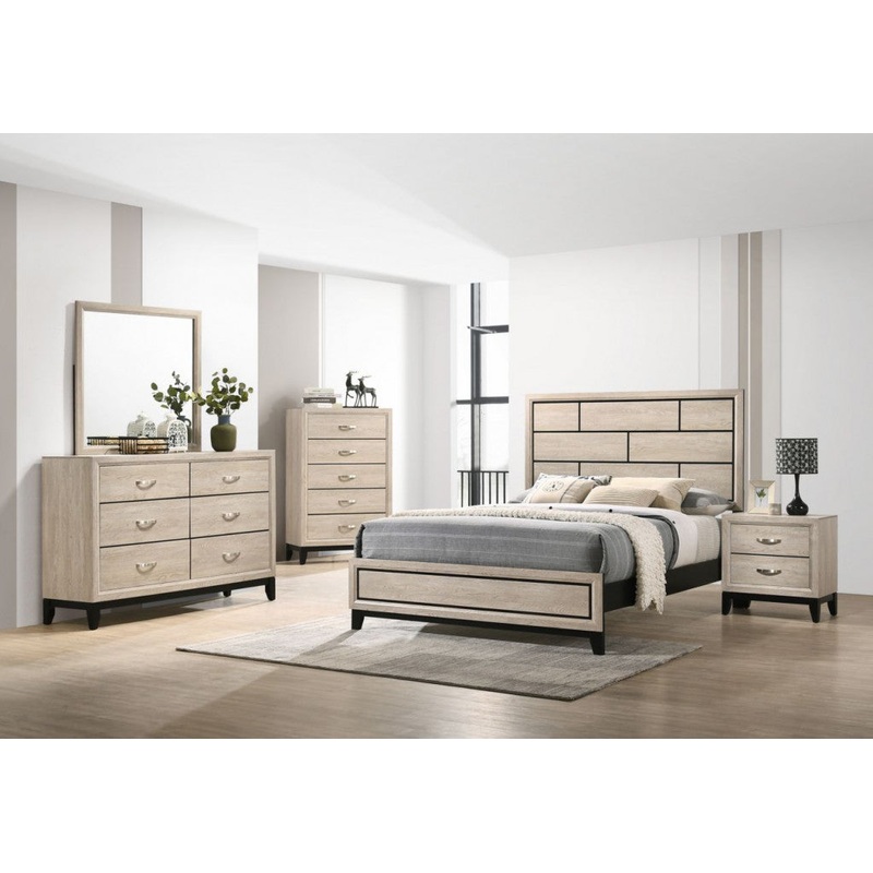 AKERSON QUEEN DRIFT WOOD BED