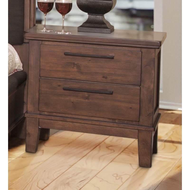 Cagney Nightstand in Chestnut