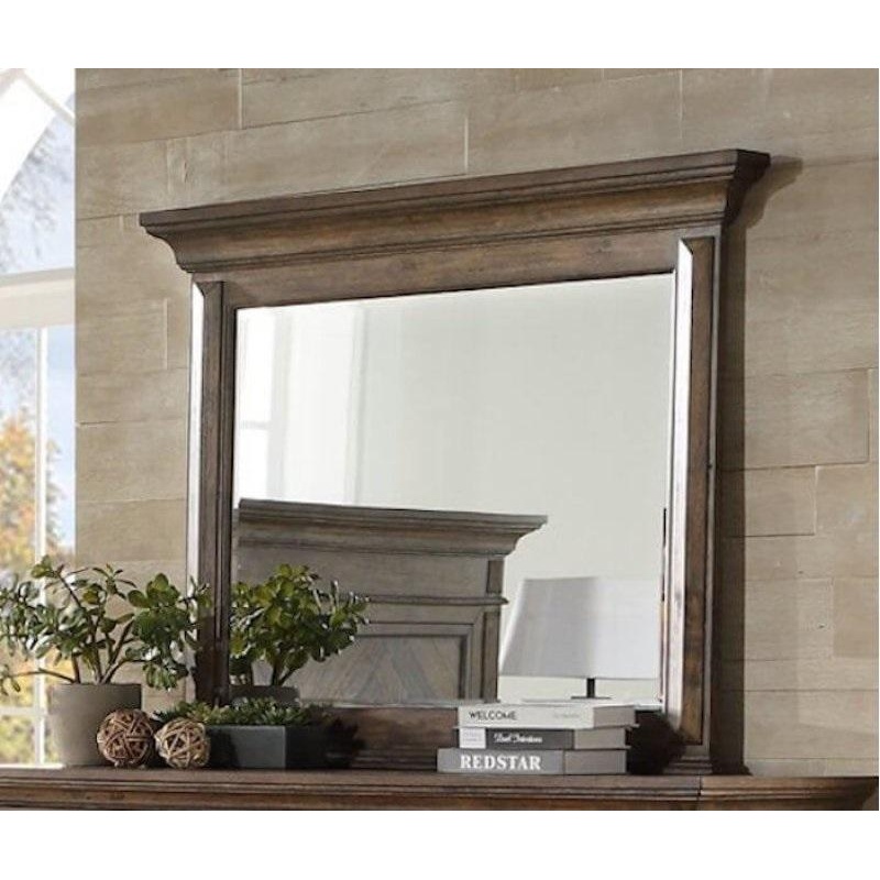 New Classic Furniture Mar Vista Mirror in Brushed Walnut