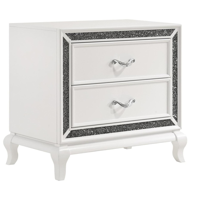 New Classic Furniture Park Imperial 2 Drawer Nightstand in White