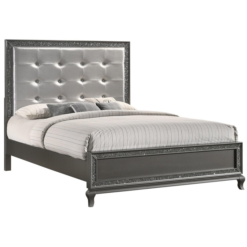 New Classic Furniture Park Imperial Full Bed in Pewter