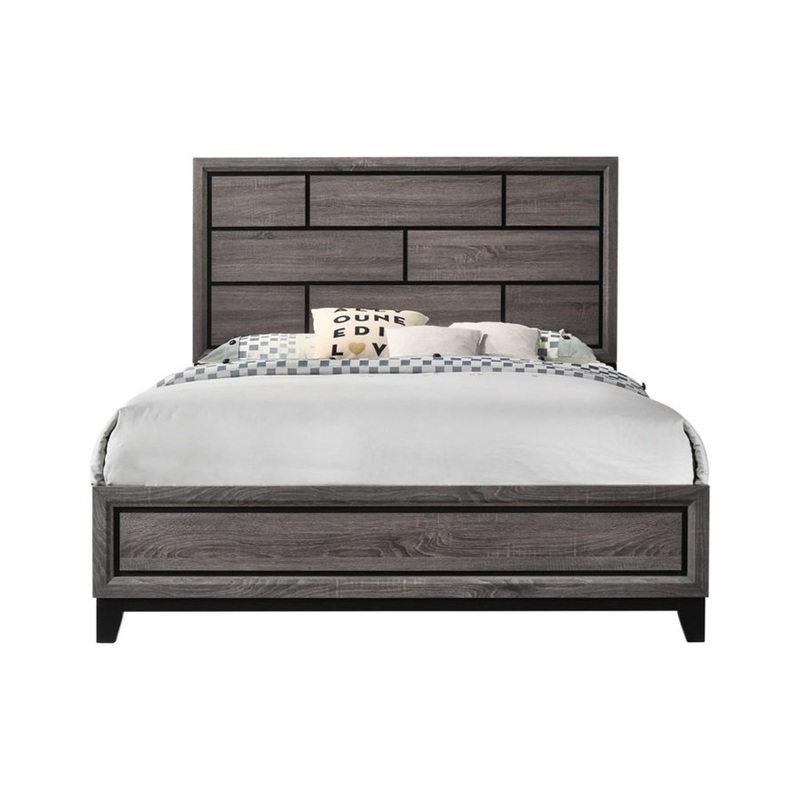 QUEEN AKERSON GREY BED