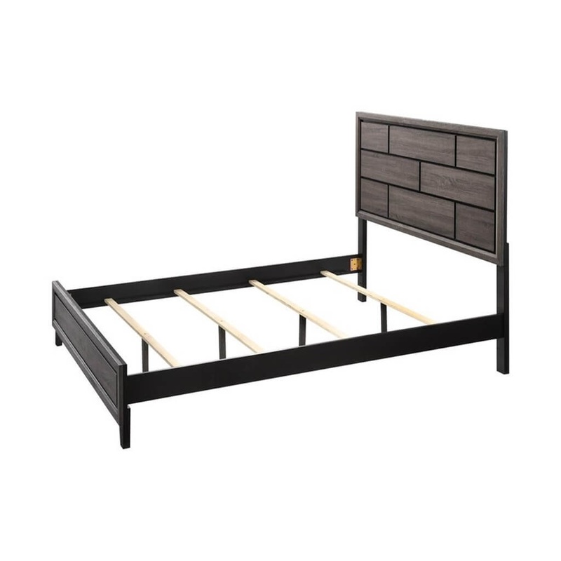 TWIN AKERSON GREY BED