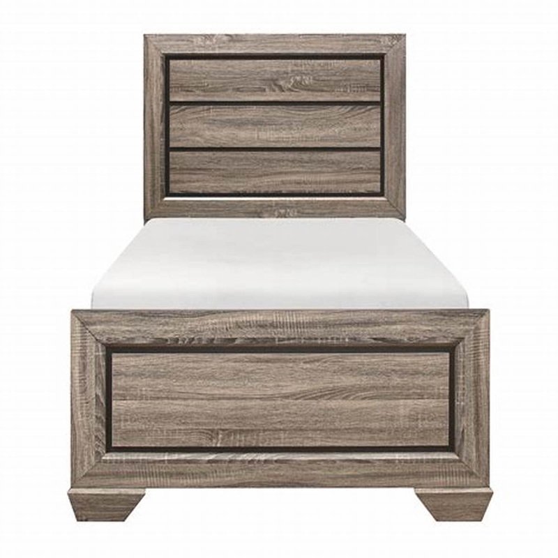 TWIN FARROW GRAY BED