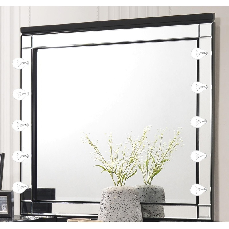 Valentino Vanity Table Mirror in Black