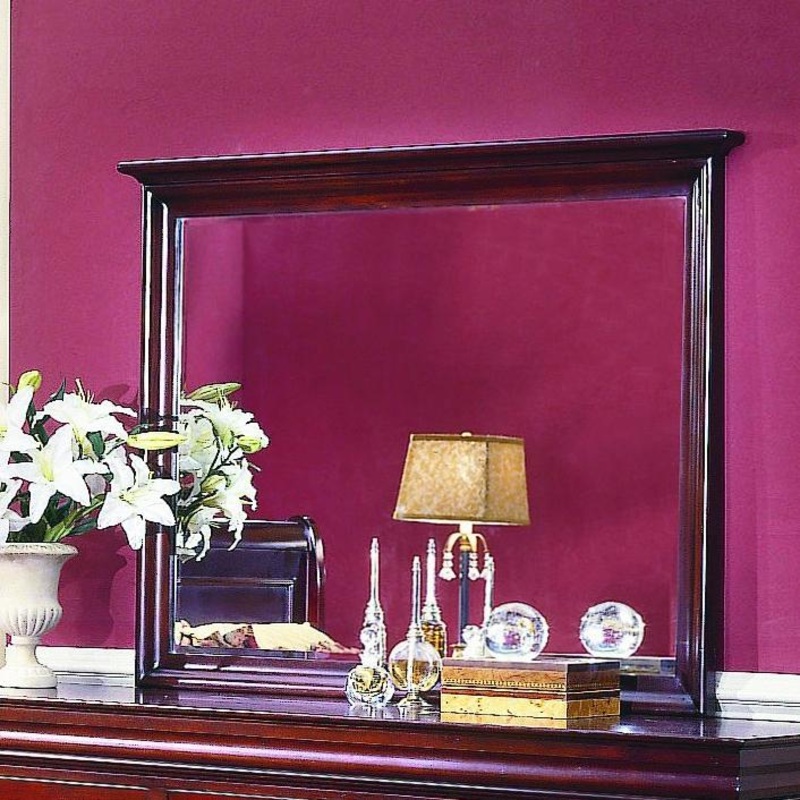 Versaille Landscape Mirror in Bordeaux