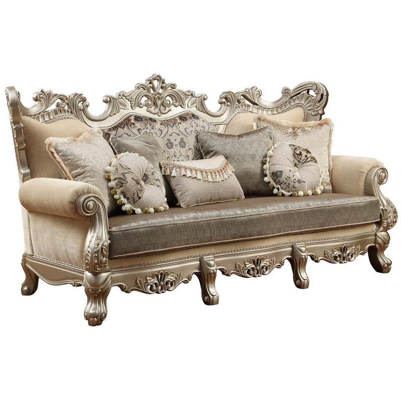 Acme Furniture Ranita Sofa in Champagne 51040