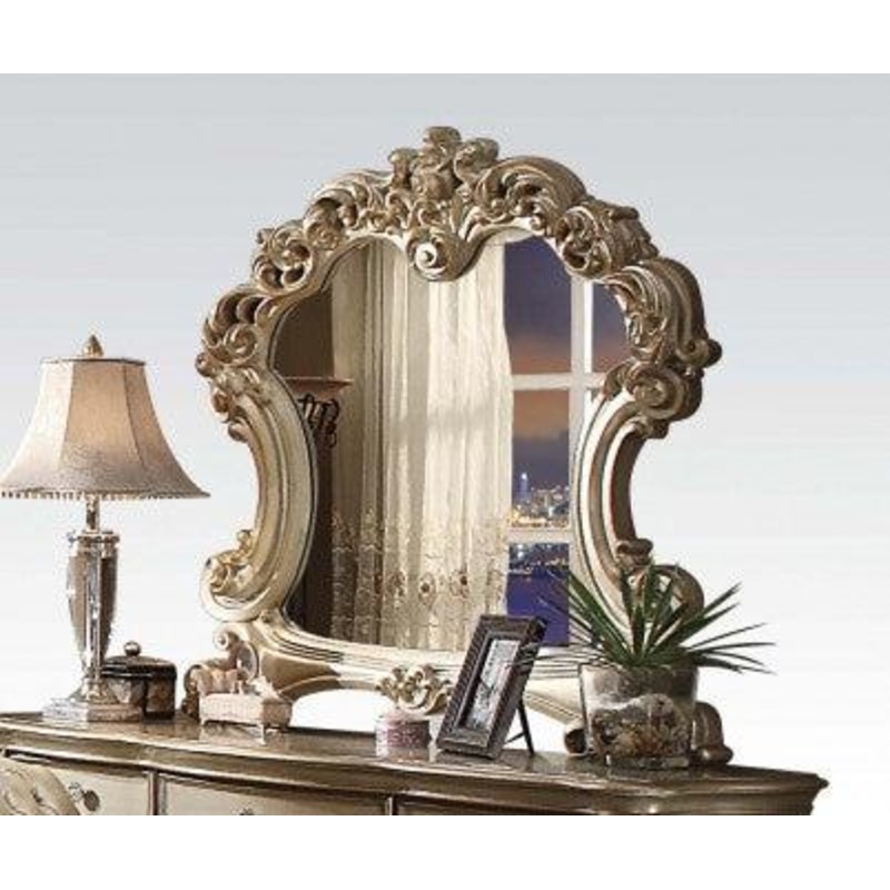Acme Vendome Mirror in Gold Patina 23004