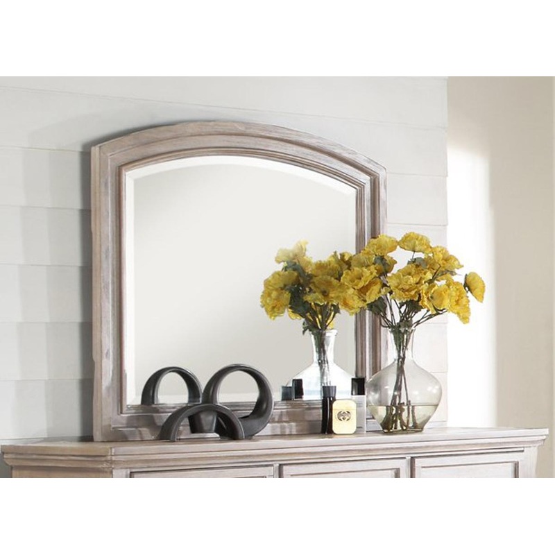 New Classic Furniture Allegra Mirror in Pewter