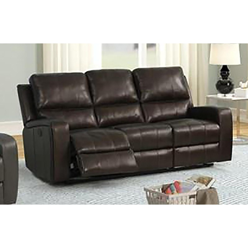 New Classic Furniture Linton Sofa with Power Footrest in Gray