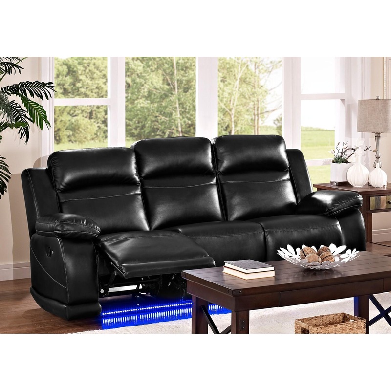 New Classic Vega Power Sofa in Premiere Black