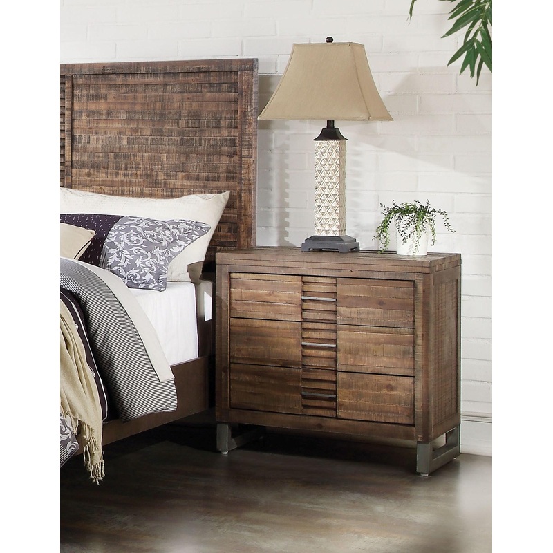 Andria Reclaimed Oak Nightstand