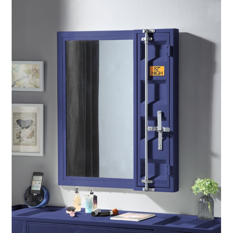 Cargo Blue Vanity Mirror