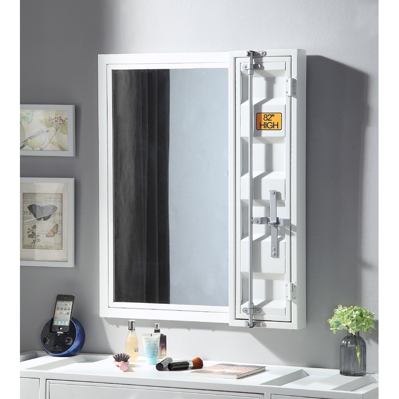 Cargo White Vanity Mirror