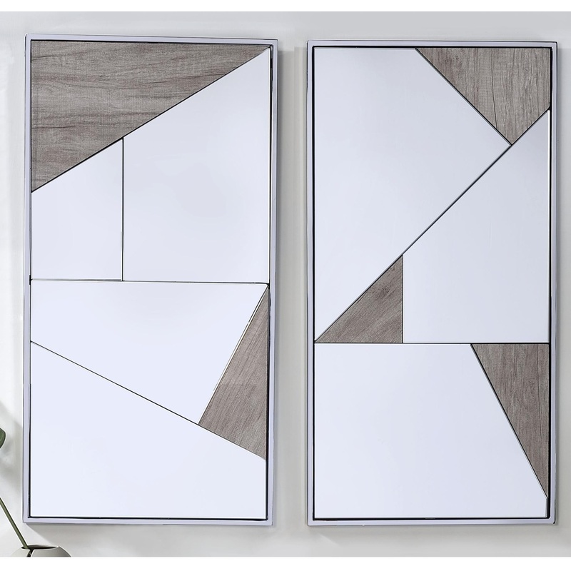Chafik Mirrored, Chrome & Accent Mirror (Wall)