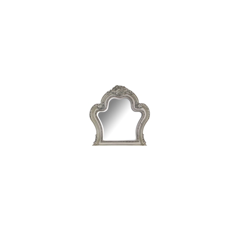 Dresden Vintage Bone White Mirror