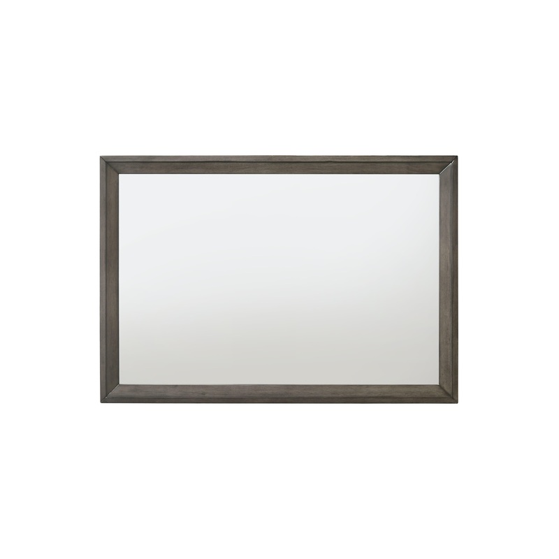 Escher Gray Oak Mirror