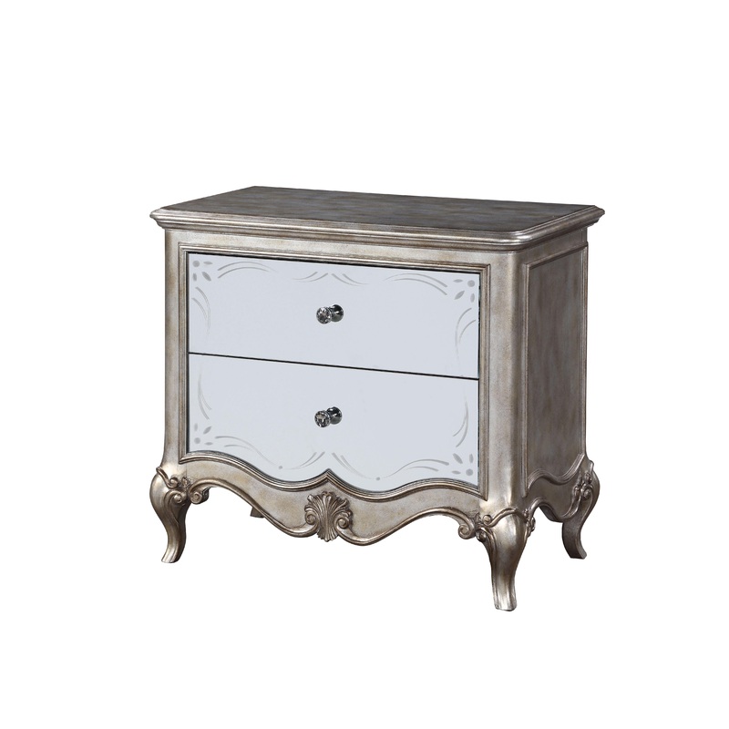 Esteban Antique Champagne Nightstand (2 Drw)