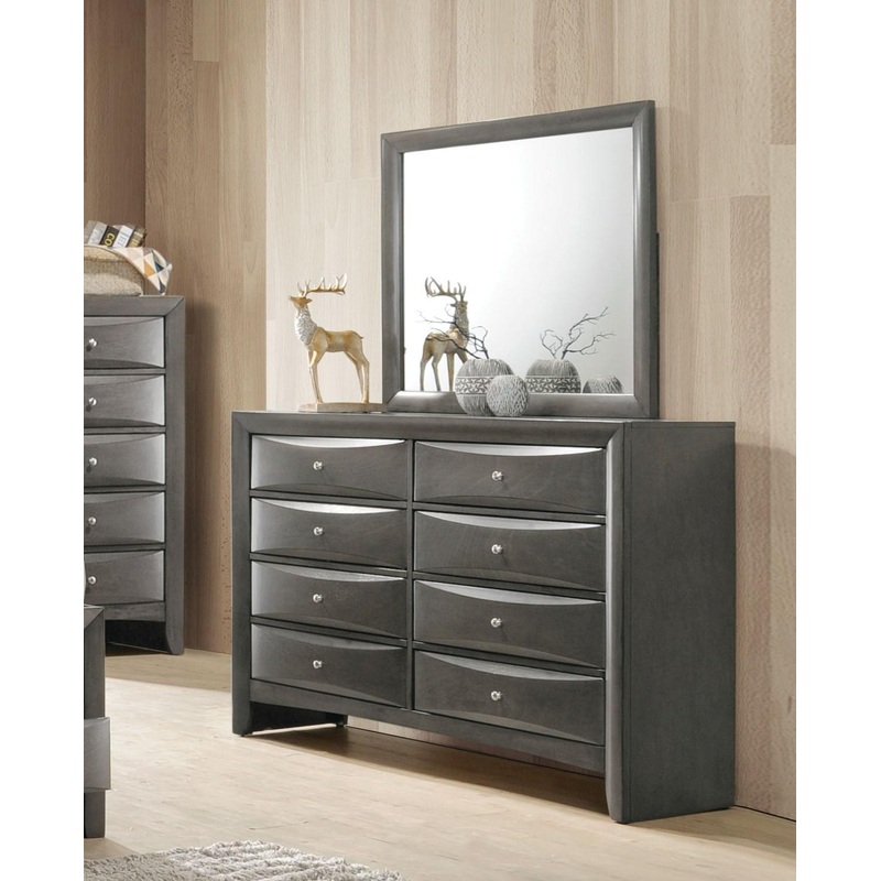 Ireland Gray Oak Mirror
