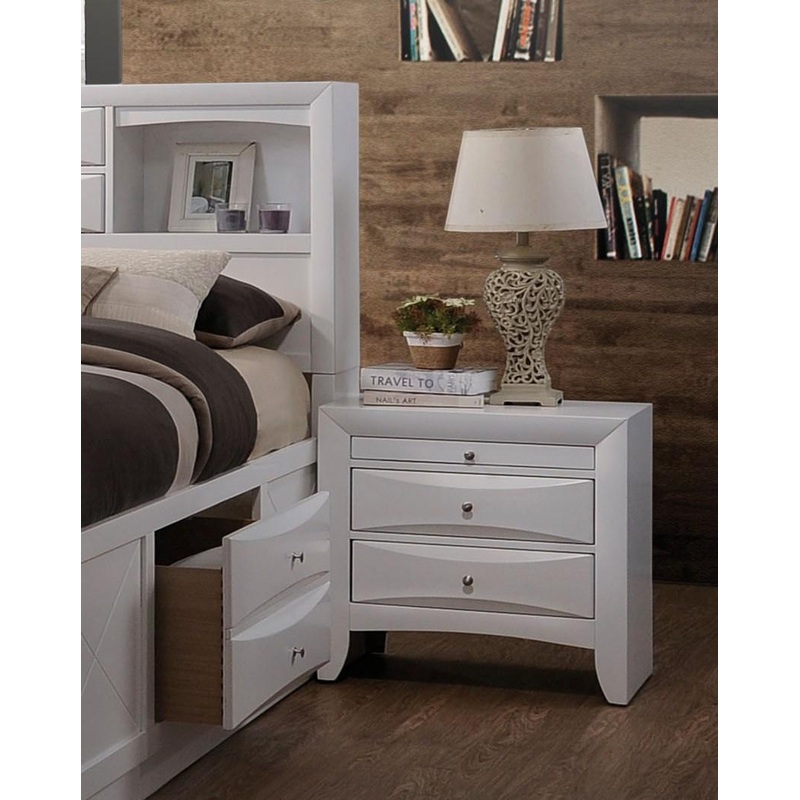 Ireland White Nightstand