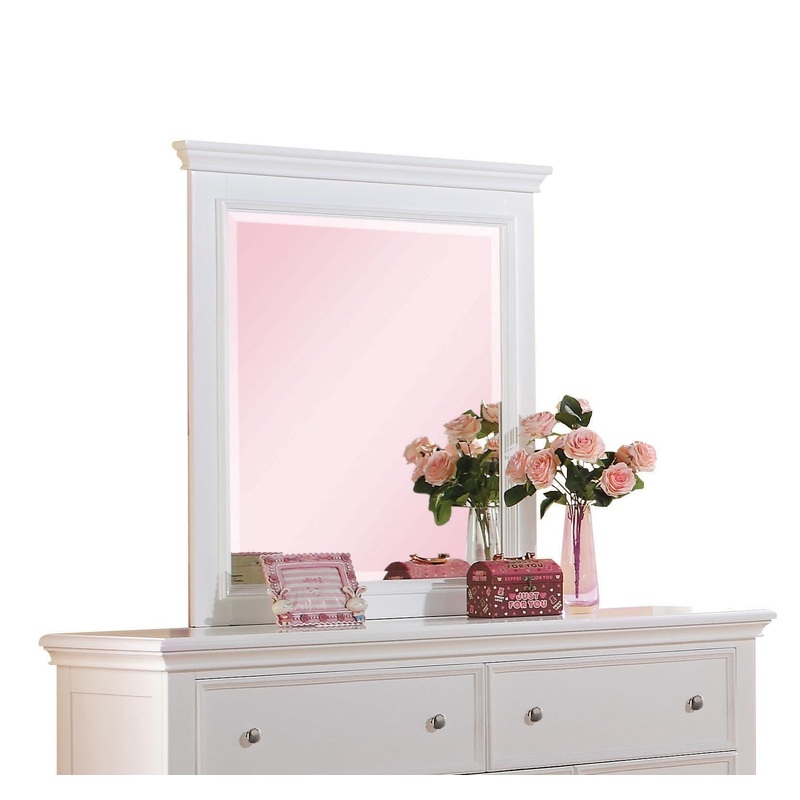 Lacey White Mirror